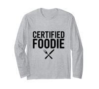 Les gourmets certifiés Aiment Manger de délicieux gourmands Manche Longue