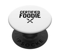 Les gourmets certifiés Aiment Manger de délicieux gourmands PopSockets PopGrip Adhésif