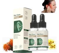 Les gouttes de soins de l'oreille formules douces, les traitements d'acouphènes gouttes d'oreille, soulager l'inconfort de l'oreille, doux et hydratant (2PCS)
