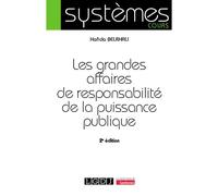 Les grandes affaires de responsabilité de la puissance publique - Hafida Belrhali - Lgdj - broché - Etude