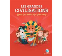 Les grandes Civilisations Egyptiens - Grecs - Romains - Mayas - Gaulois - Vikings - Patricia Crété - Quelle Histoire - relié - Document jeunesse dès 6 ans