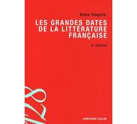 Les grandes dates de la littérature française