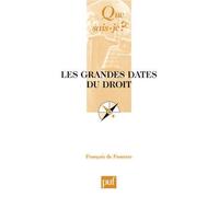 Les grandes dates du droit - François De Fontette - Que Sais-Je - Poche - Etude