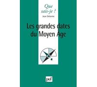 Les Grandes Dates Du Moyen Age