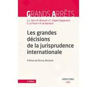 Les grandes décisions de la jurisprudence internationale. 3e éd.