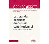 Les grandes décisions du Conseil constitutionnel. 20e éd.