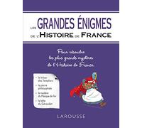 Renaud Thomazo – Les Grandes énigmes de l'Histoire de France – Essai – Broché