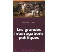 Les grandes interrogations politiques