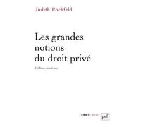 Les Grandes Notions Du Droit Privé