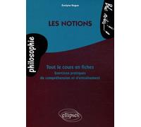 Les grandes notions philosophiques