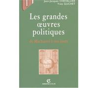 Les grandes oeuvres politiques.: De Machiavel à nos jours