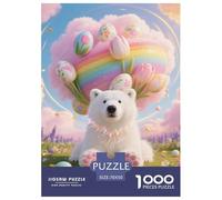 Les Grandes Pyrénées 1000 Pieces Puzzle Pets Mignons Puzzles Colour pour La Décoration De La Maison Le Cadeau Parfait pour La Famille Et Les Amis Jeu Difficile pour Les 70x50cm/1000p