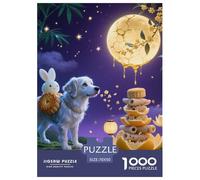 Les Grandes Pyrénées 1000 Pieces Puzzle Pets Mignons Puzzles pour AdultesJeu pour La Décoration De La Maison Œuvre Artistique À Assembler Jouets Défi 70x50cm/1000pcs