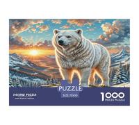 Les Grandes Pyrénées Puzzle 1000 Pièces Cadeau Unique Jeu Éducatif Challenge Toy À De Qualité Supérieure Peinture Art pour Adultes Et Enfants À Partir De 12 Ans 70x50cm/1000pcs