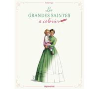 Les grandes saintes à colorier - Madeleine Riveron - Triomphe Eds Du - broché - Document jeunesse