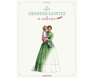 Les grandes saintes à colorier - Madeleine Riveron - Triomphe Eds Du - broché - Document jeunesse