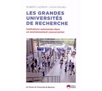 Les grandes universites de recherche Institutions autonomes dans un environnement concurrentiel - EDITIONS ESKA - Eska - broché - Etude