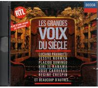 Pavarotti, Domingo, Norman, Carreras, orchestres et chefs divers – Les Grandes Voix du Siècle
