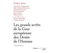 Les Grands Arrêts De La Cour Européenne Des Droits De L'homme