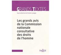 Les Grands Avis De La Commission Nationale Consultative Des Droits De L'homme