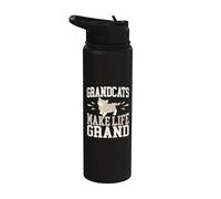 Les grands chats font la vie Grand-mère Stainless Steel Insulated Water Bottle