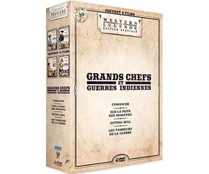 Les Grands chefs et guerres indiennes / The Great Chiefs and Indian Wars - 4-DVD Boxset ( Drums Along the Mohawk / Sitting Bull / War Drums / Comanche )