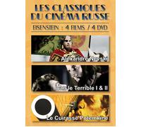 Les Grands Classiques Du Cinéma - Eisenstein : 4 Films / 4 Dvd : Alexandre Nevski, Ivan Le Terrible I & Ii, Le Cuirassé Potemkine