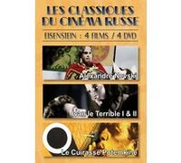 Les Grands classiques du cinéma russe - Eisenstein : Le Cuirassé Potemkine - Alexandre Nevski - Ivan Le Terrible I & II - 4 films / 4 DVD G