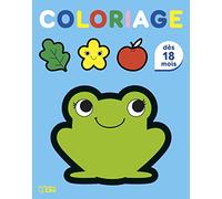 Les grands coloriages des tout-petits - La grenouille - Dès 18 mois