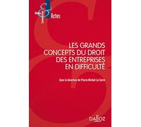 Les grands concepts du droit des entreprises en difficulté