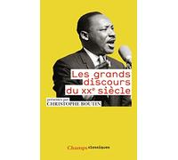 Christophe Boutin – Les grands discours du XXe siècle – Flammarion – Poche