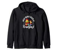 Les Grands Esprits commencent par Headstart Sweat à Capuche