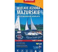 Les Grands Lacs de Mazurie. Carte touristique à l'échelle 1:50 000