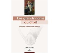 Les grands noms du droit - Dominique Chagnollaud de Sabouret - Sirey - broché - Essai