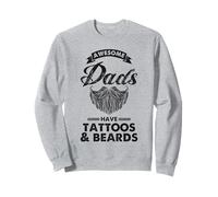 Les grands papas ont des tatouages et des barbes pour la fête des pères amusante Sweatshirt