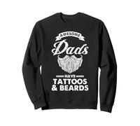 Les grands papas ont des tatouages et des barbes pour la fête des pères amusante Sweatshirt
