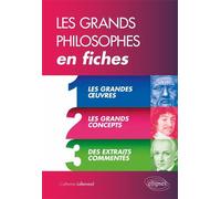 Les Grands Philosophes en fiches - Catherine Lallemand - Ellipses - broché - Manuel
