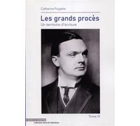 Les grands procès T6 Un territoire d'écriture - Catherine Puigelier - Mare & Martin - broché - Etude