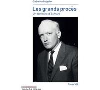 Les Grands Procès - Un Territoire D'écriture Tome 8