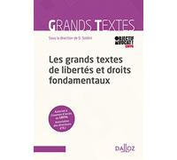 Les grands textes de libertés et droits fondamentaux
