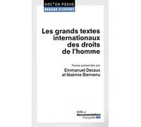 Les grands textes internationaux des droits de l'homme
