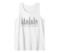 Les Gratte-Ciel de New York et Les Amoureux de la Ligne d'horizon de New York | NY Design Débardeur