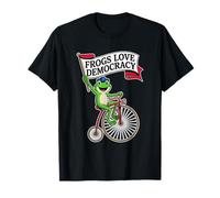Les Grenouilles Amusantes adorent la démocratie T-Shirt