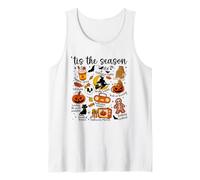 Les griffonnages d'automne Vintage en Patchwork d'halloween, C'est la Saison Débardeur