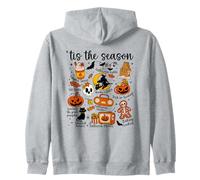 Les griffonnages d'automne Vintage en Patchwork d'halloween, C'est la Saison Sweat à Capuche