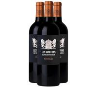 Les Griffons de Pichon Baron - Rouge 2019 - Château Pichon Baron - Pauillac - Vin Rouge de Bordeaux (3x75cl)