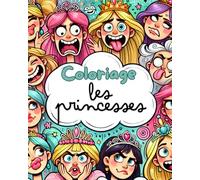 Les Grimaces des Princesses à colorier