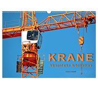 Les grues - des bêtes de somme à la force d'un ours, Version française (Calendrier mural 2026 DIN A3 portrait), Calendrier CALVENDO mensuel