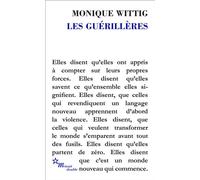 Les guérillères - Monique Wittig - Minuit - Poche - Roman