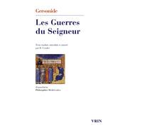 Les Guerres du Seigneur - Gersonide - Vrin - Poche - Essai
